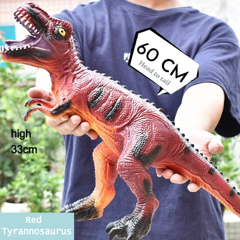 68CM Big Size Dinosaurus Speelgoed Jurassic Park Tyrannosaurus Rex Zachte Puppets Velociraptor Shark Dinosaur Worlds Model Speelgoed voor jongens