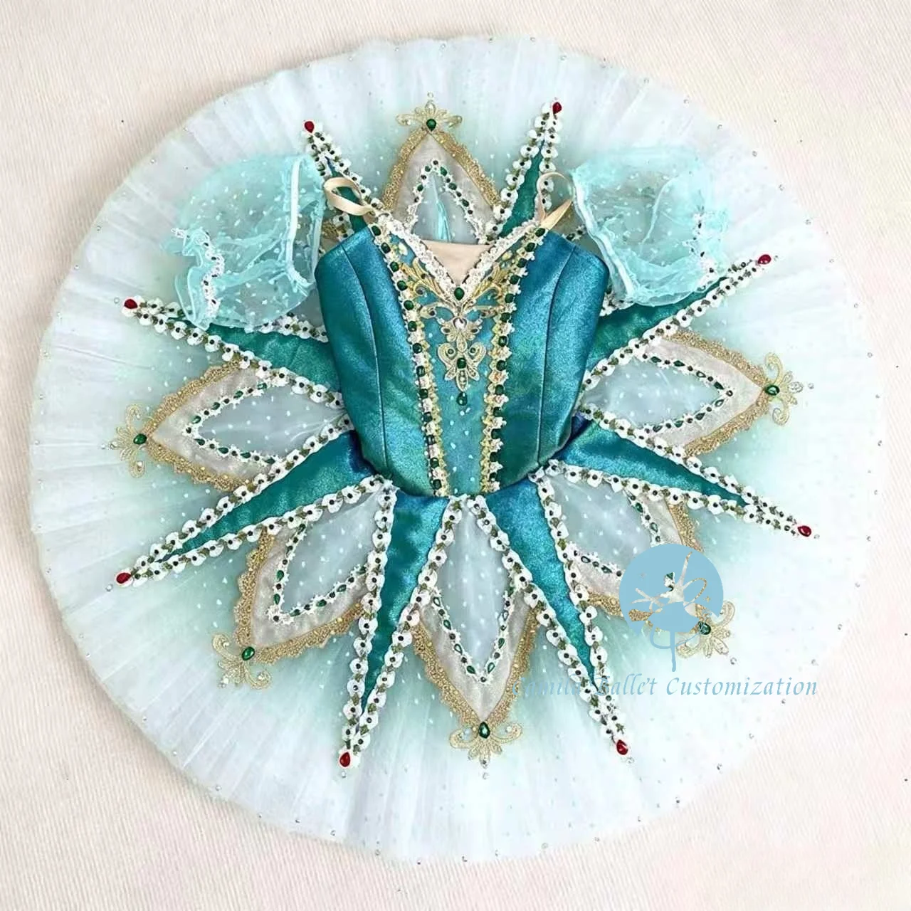 

2026 ballet tutu esmeralda the million clown competition costume clothes woman adult top ballerina costume for girls