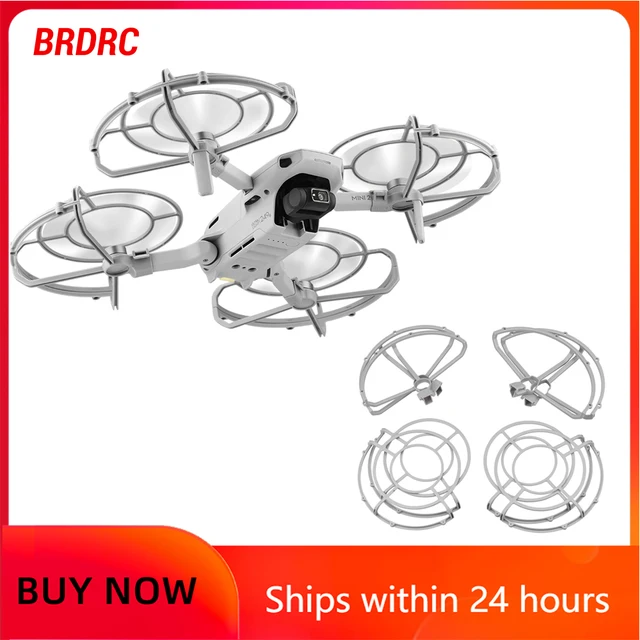 Osłona śmigła BRDRC do DJI Mini 4K/Mavic Mini 1/2/SE śmigła ochronnego, podpiera pokrywa wentylatora zdejmowaną klatkę drona akcesorium