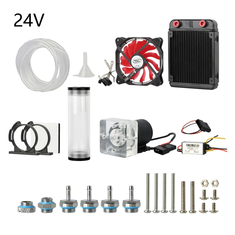 Morbido caldo! KIT di aggiornamento stampante 3D Titan AQUA Kit di raffreddamento ad acqua per Hotend Titan estrusore per TEVO ciclope + e Chimera +