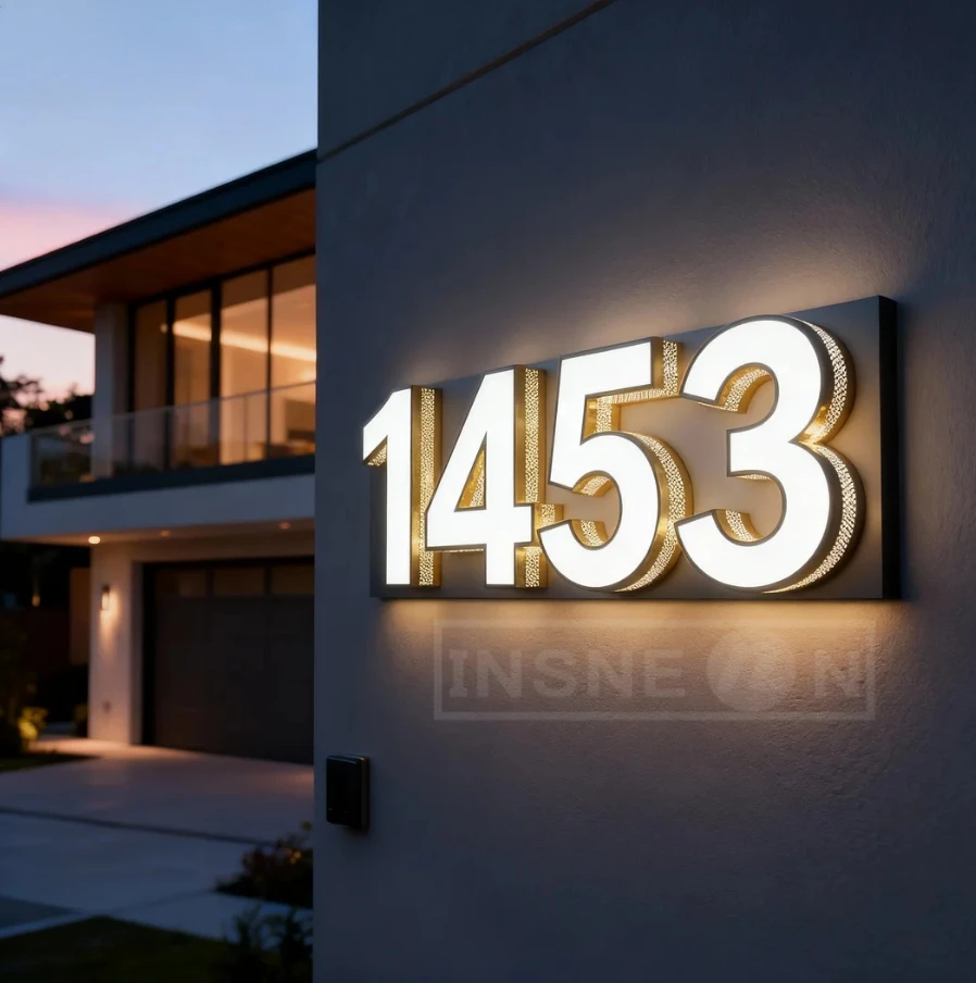 Custom Led Light Signs 3d Logo Business Sign Wall Letter Luminous Advertising Personal Design Signage Company Luxury Brand Neon