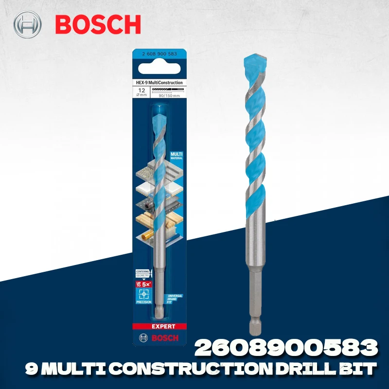 

BOSCH 2608900583 EXPERT HEX-9 Многофункциональное строительное сверло 12 мм с шестигранным хвостовиком Аксессуары для ударных сверл