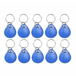 10 pces em4305 125khz chave cópia regravável gravável reescrever em id t5577 keyfobs rfid tag anel cartão de proximidade token acesso