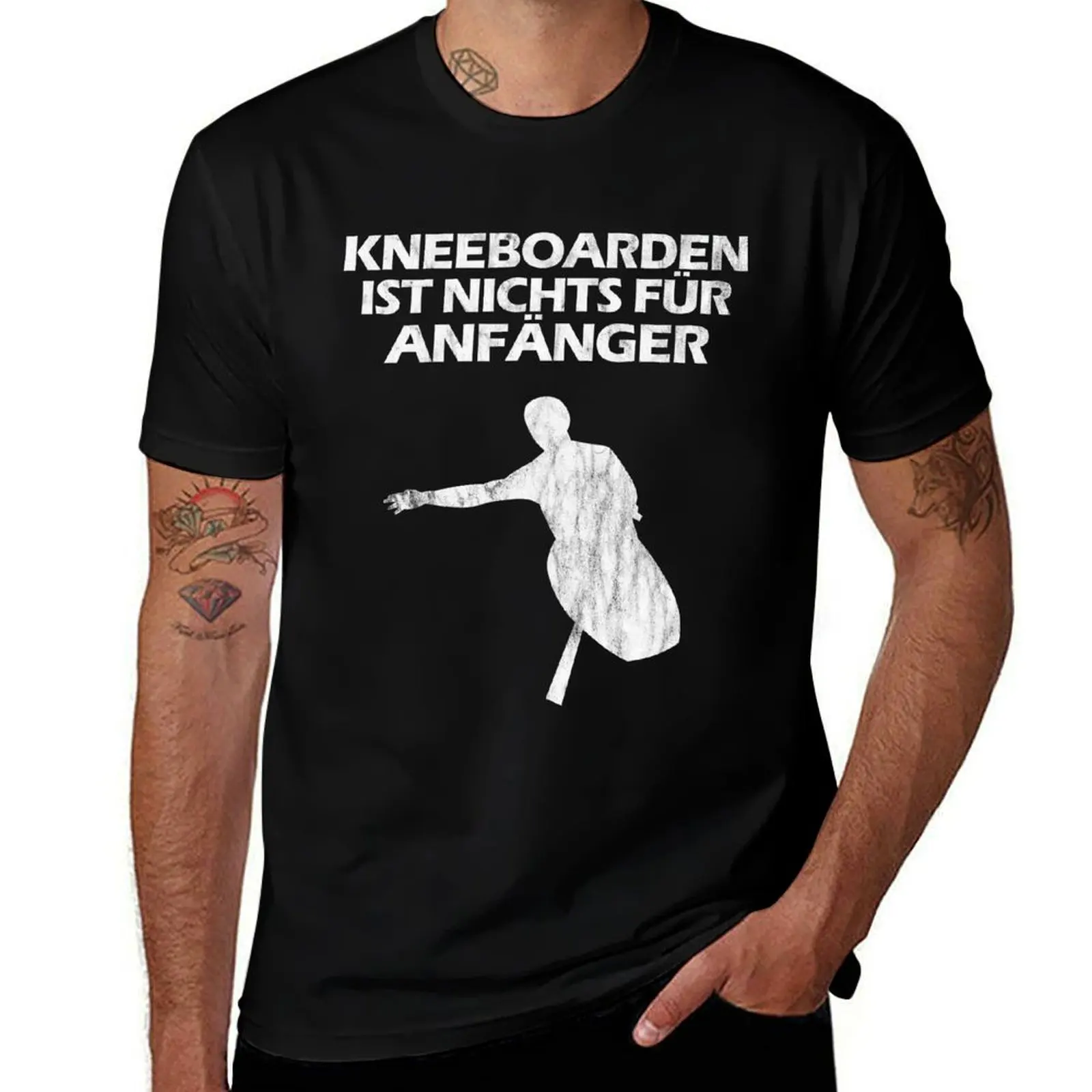 Kneeboarding is not for beginners T-Shirt Regular Fit Plain Tee Shirt T-Shirt