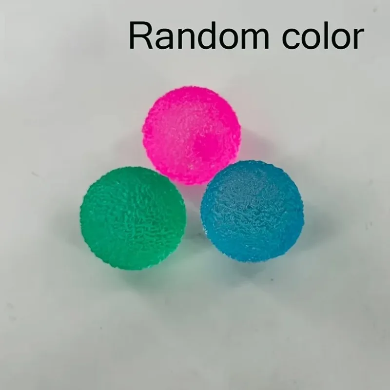 NEEDOH Pelota Antiestrés de Gel Texturizado de Rebote Lento, Juguete Sensorial para Aliviar la Ansiedad, Regalo para Vacaciones y Regreso a Clases, Color Aleatorio