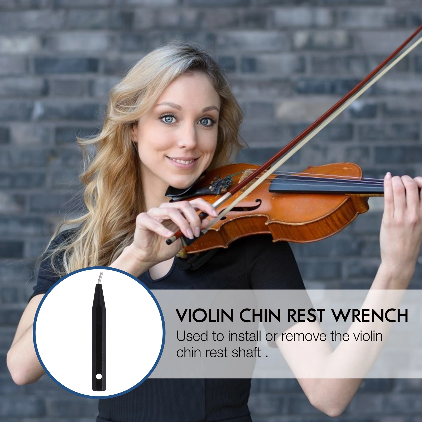 

Chin Rest Violin Cheek Holder Screwdriver Wrench for Violins Repair Alloy Luthier Tools