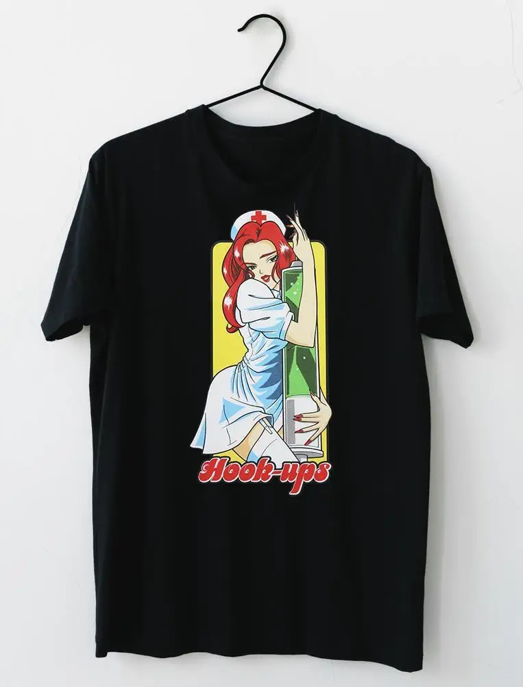 LIMITED NEW Hook Ups Nurse With Big Needle T-Shirt