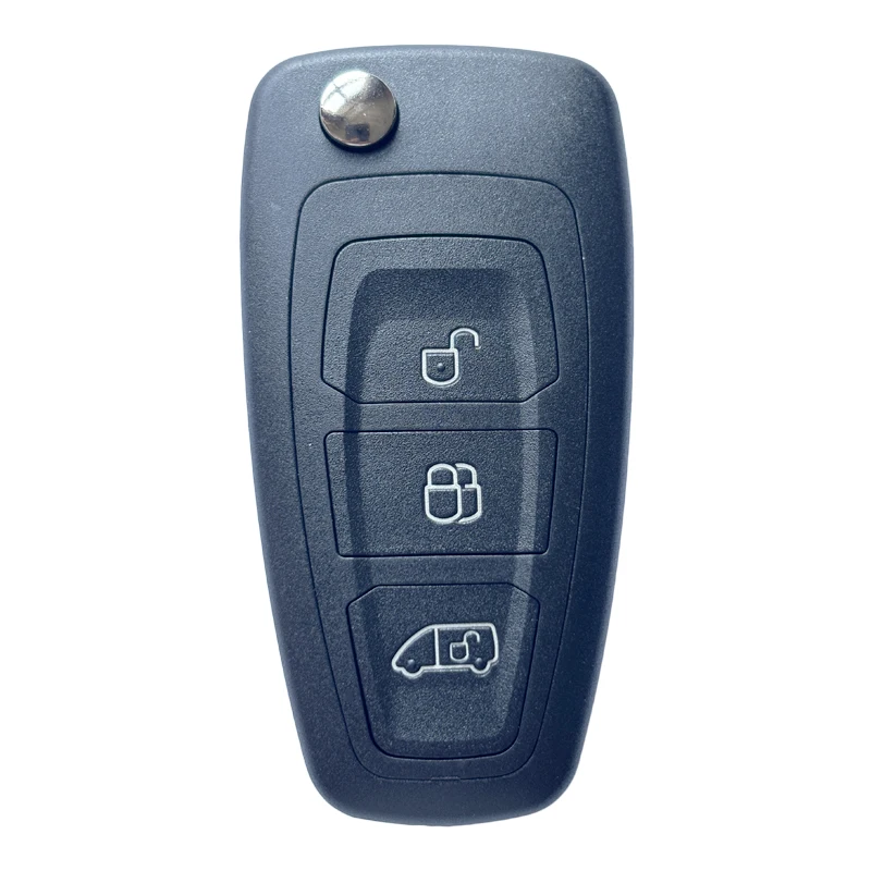 TXK018057-1 Aftermarket 3 Button 434MHz 4D63 Flip Key For Ford Transit / Custom 2014-2016 Remote Key Fob BK2T-15K601-AA/ AB/ AC