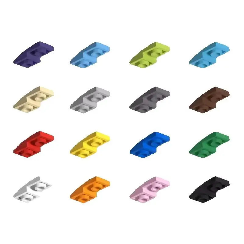 100pcs 24201 Slope Curved 2 x 1 Inverted Buildings For Children Compatible Educational Creative Size Gift DIY MOC Blocks Toys
