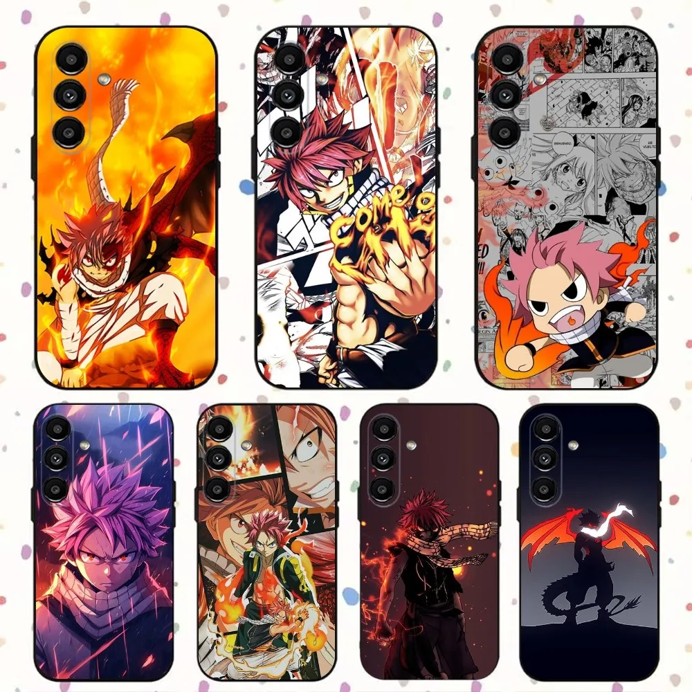 

Anime Natsu Dragneel Phone Case For Samsung S24,S21,S22,S23,S30,Ultra,S20,Plus,Fe,Lite,Note,10,9,5G Black Soft Cover