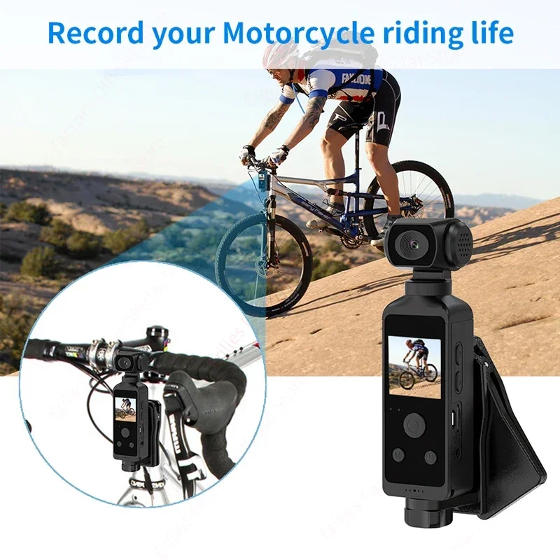 Imagem -05 - Ultra hd Câmera de Ação Bolso 270 ° Rotatable Mini Wifi Sports Filmadora Estojo Impermeável Capacete Viagem Bicicleta Gravador Motorista 4k