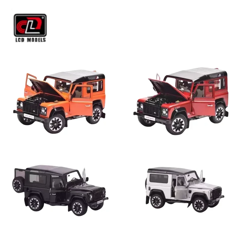 

Модель из сплава Land Rover Defender Works V8 70-го выпуска 1:18, детская коллекция декоративных игрушек, праздничные подарки для детей