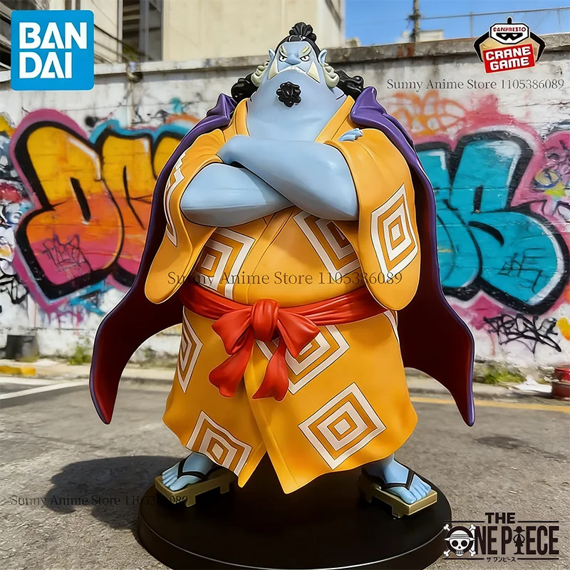 

In Stock Bandai Original Banpresto One Piece J Prize Jinbe Action Figures Anime Figuras Ct Toys Juguetes Statues Cartoon Dolls