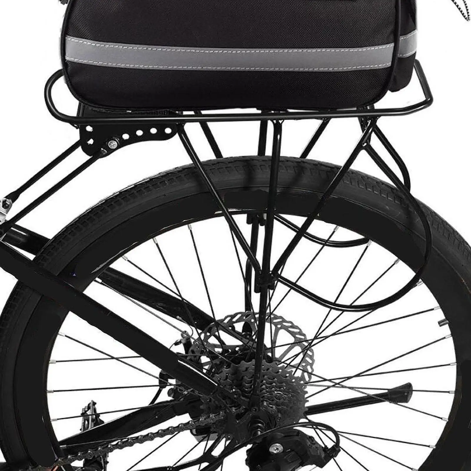 Bike Cargo Rack Pannier Rack Back Seat Adults Bike Shelf Bicycle Rear Luggage Cargo Rack Bicycle Carrier Rack for Biking