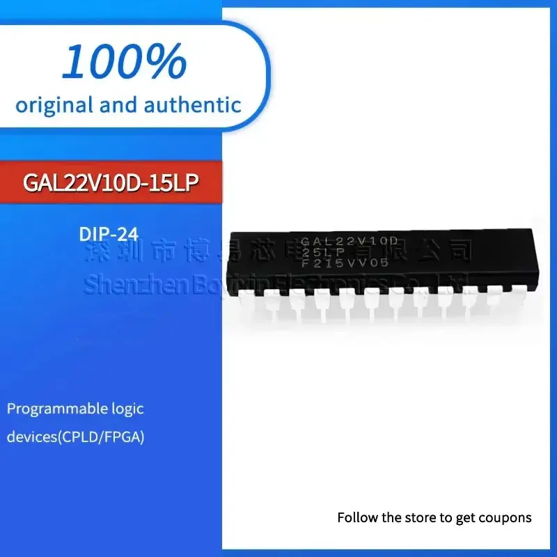 GAL22V10D GAL22V10D-15LP Schwarzes PC-Gehäuse