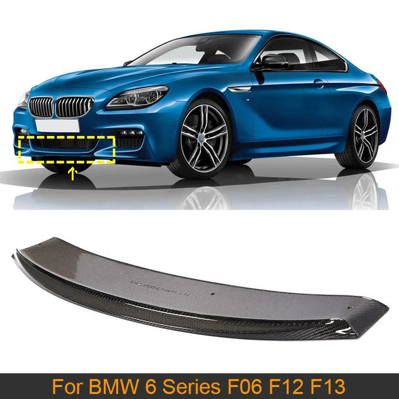 

Carbon Fiber Front Bumper Lip Spoiler for BMW 6 Series F06 F12 F13 M Sport 2012 - 2017 Front Bumper Lip Chin Spoiler