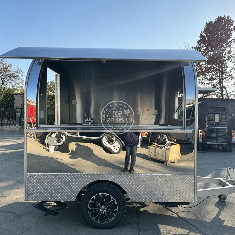 Concession Food Trailer Mobile - огляд і ціна Hot Dog Vending Cart