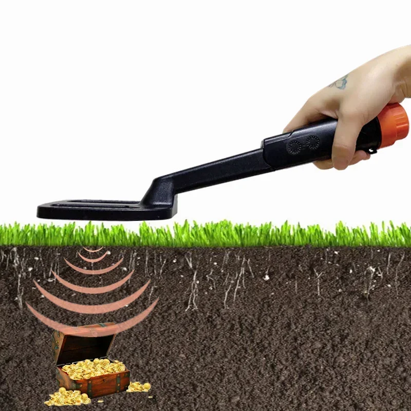 Underwater Waterproof Hand Held Pulse Pinpointer Induction Metal Detector for Diving Treasure Finding
