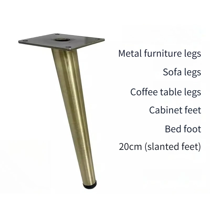 Light Luxury TV Cabinet, Sofa Legs Coffee Table Cabinet Legs Green Silk Metal Support Feets Furniture Legs Metal Table Feet
