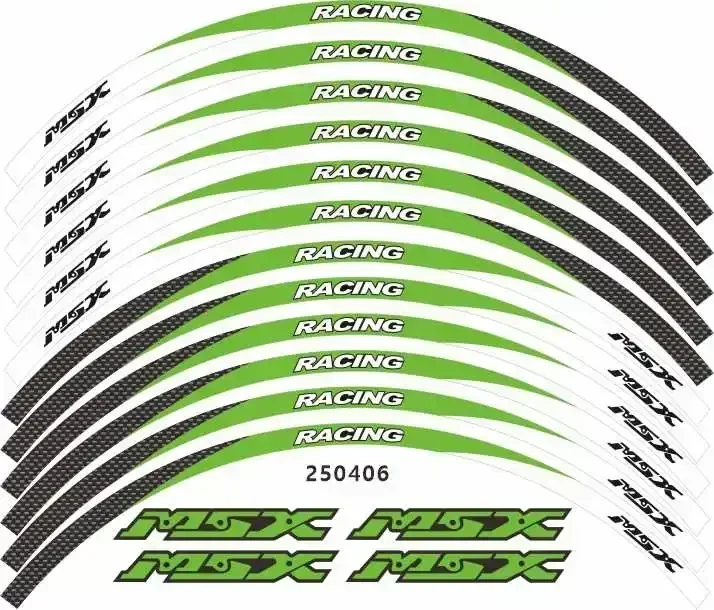 For HONDA MSX 125 Grom 125 2022 RIM Motorcycle Tank Pad Protector 3D Gel Sticker Decal - 5