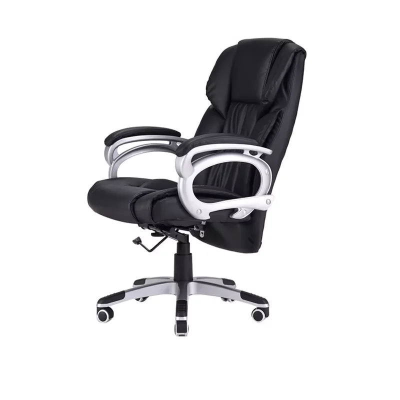 Moderner Luxury-Hebe Chair Für Office Für CEO's Boss Manager Aus Stainless Steel-Faux Leather Gewebe/PU-Material