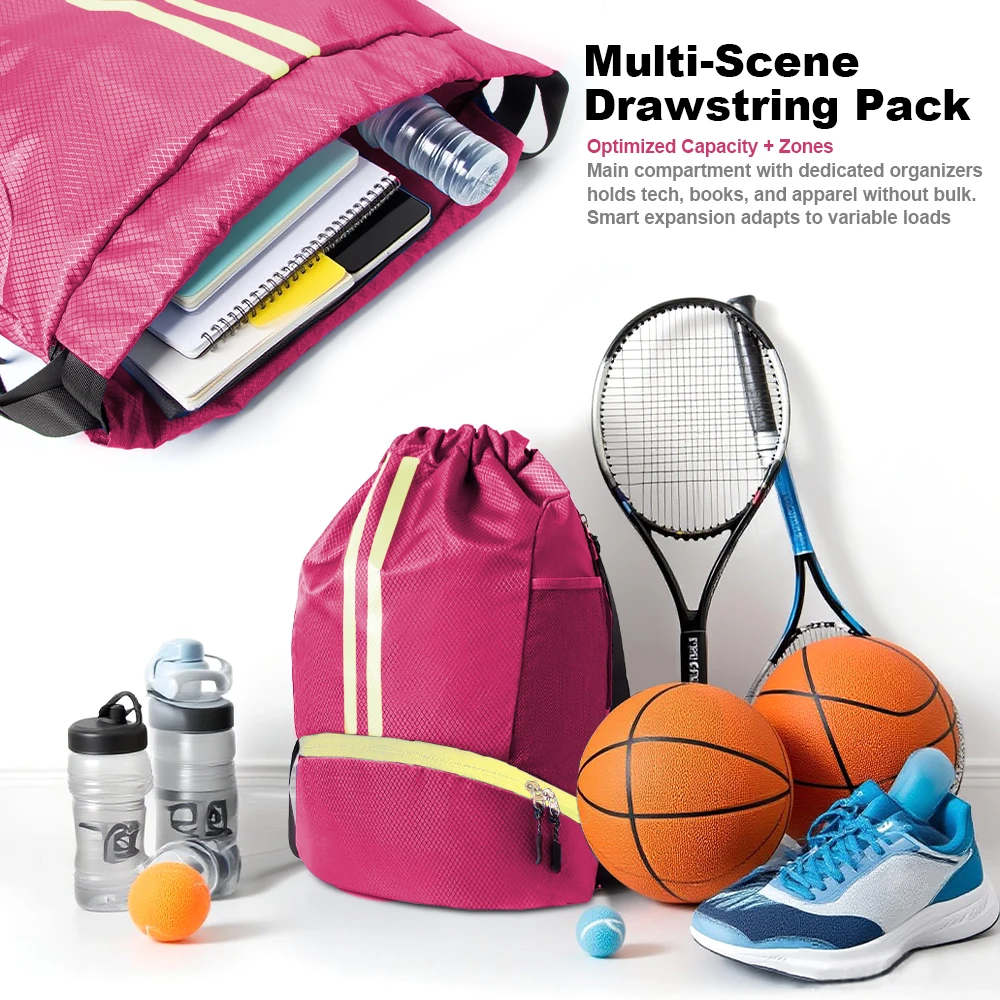 Thumbnail 4 - #9 Trending Drawstring Gym Bags Right Now