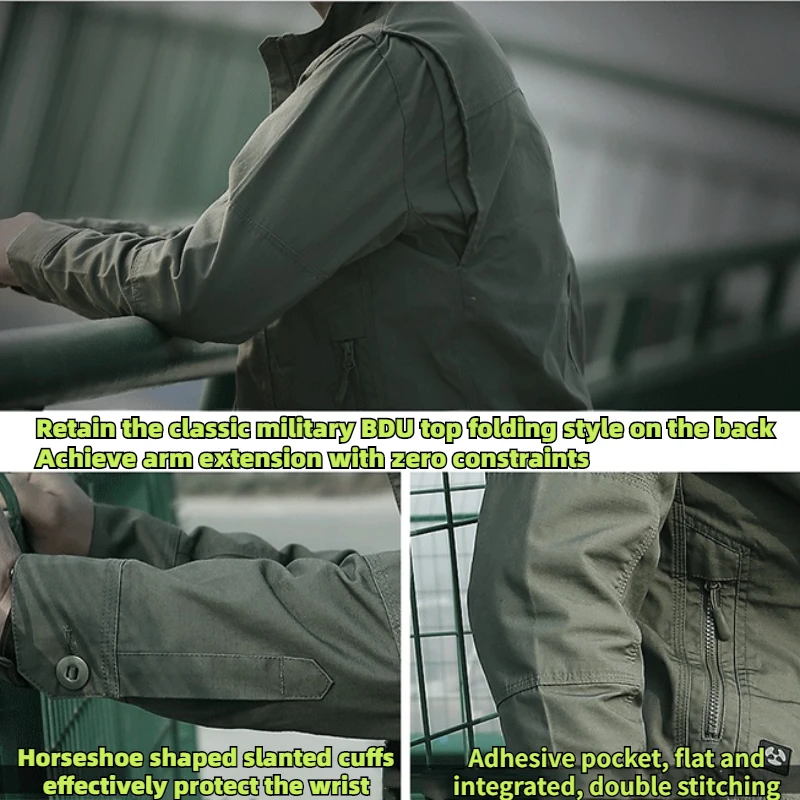 Chaqueta táctica impermeable con capucha para hombre, abrigo cortavientos informal para exteriores, senderismo, Camping, otoño