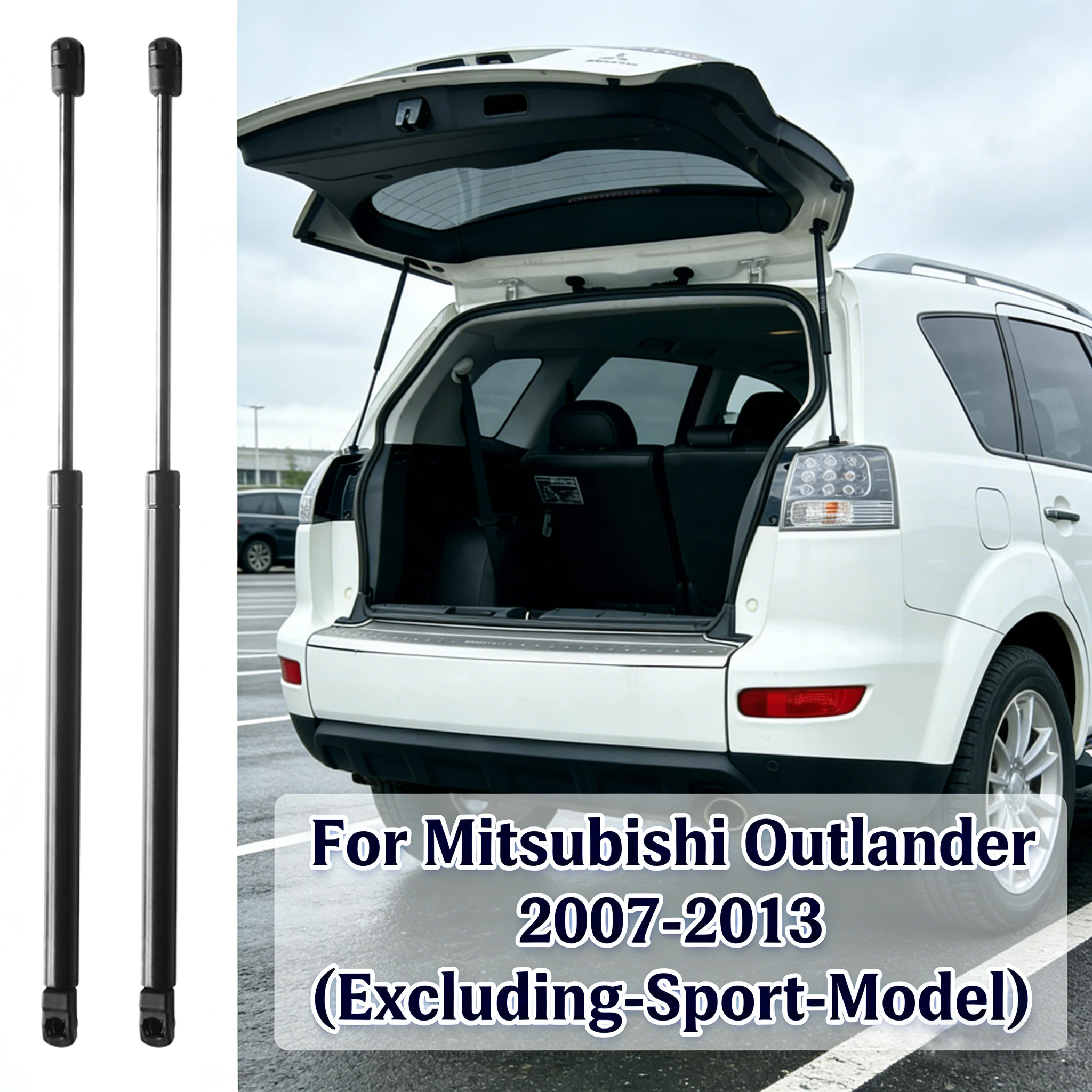 2pcs Tailgate Lift Supports Trunk Gas Spring Struts Car Accessories For Mitsubishi Outlander 2007 2008 2009 2010 2011 2012 2013