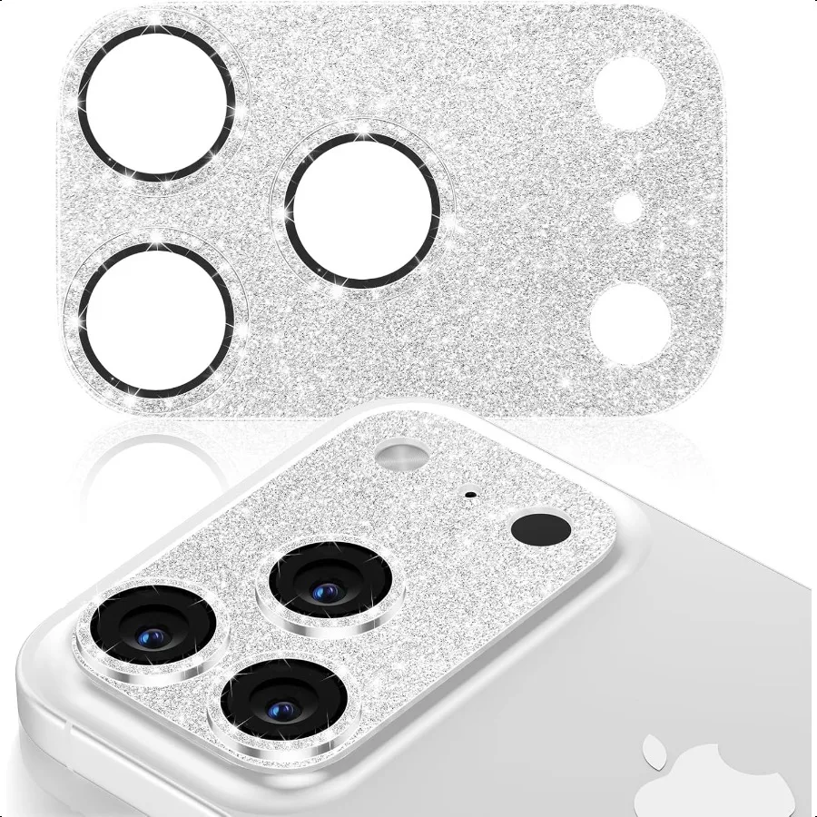 

Совместим с iPhone 17 Pro Max Защитная пленка для объектива камеры Bling Ultra HD закаленное стекло Защита экрана камеры с блестящими бриллиантами 9H