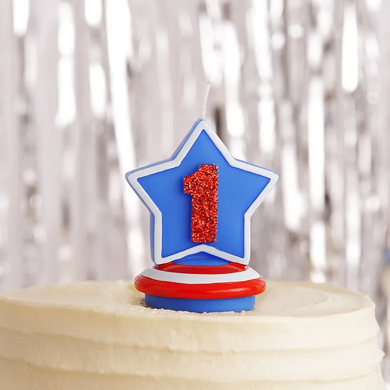 Birthday Candle Digital Creative Children's Cake Decoration view 2