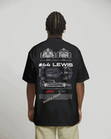 New arrival England Formula F One T-shirt Lewis Hamilton Racing Driver Short Sleeve Brand Men T-shirt Kid Summer Short Sleeve