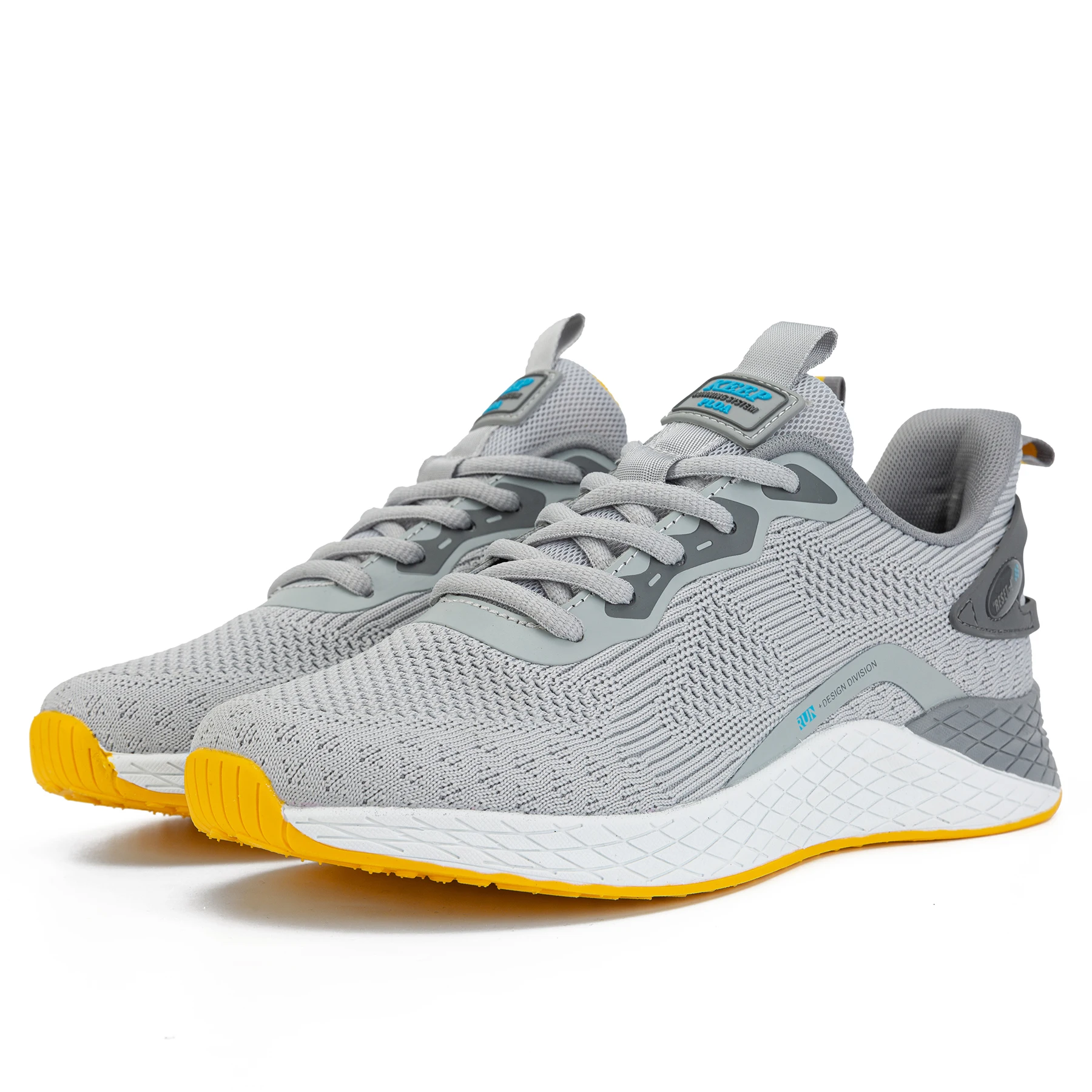 Baasploa Men Sport Shoes Mesh Breathable Casual Walking Sneakers for Men New Fashion Running Shoes Non-Slip Outdoor image 3