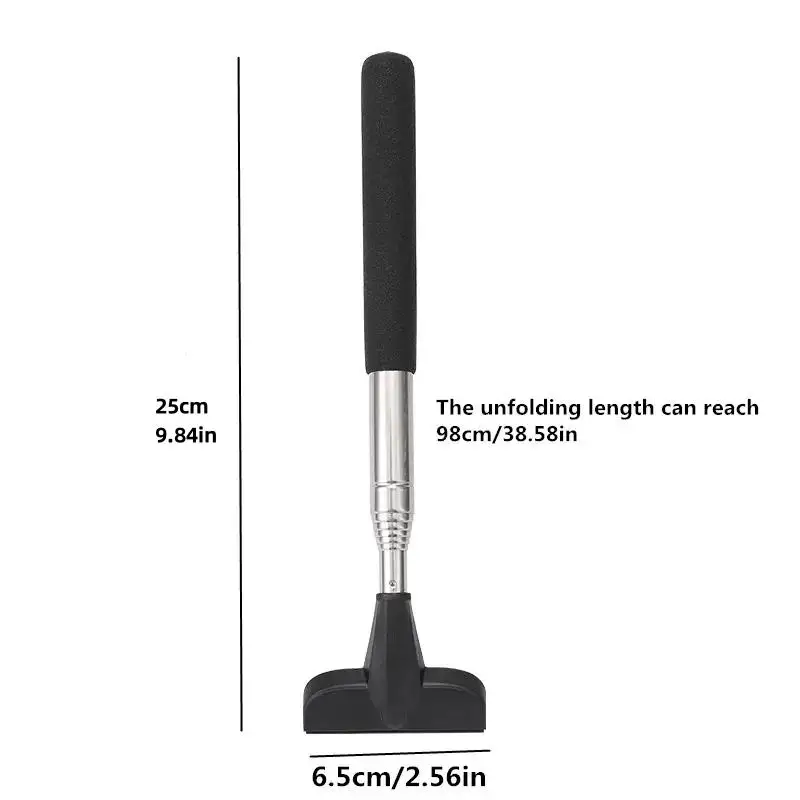 Multi functional telescopic wiper, convenient cleaning car rearview mirror wiper, 2-in-1 window cleaner