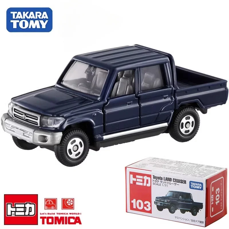 

TAKARA TOMY TOMICA No. 103 Toyota Landcruiser Kuluze pickup alloy model children's collection decoration, gift for children.