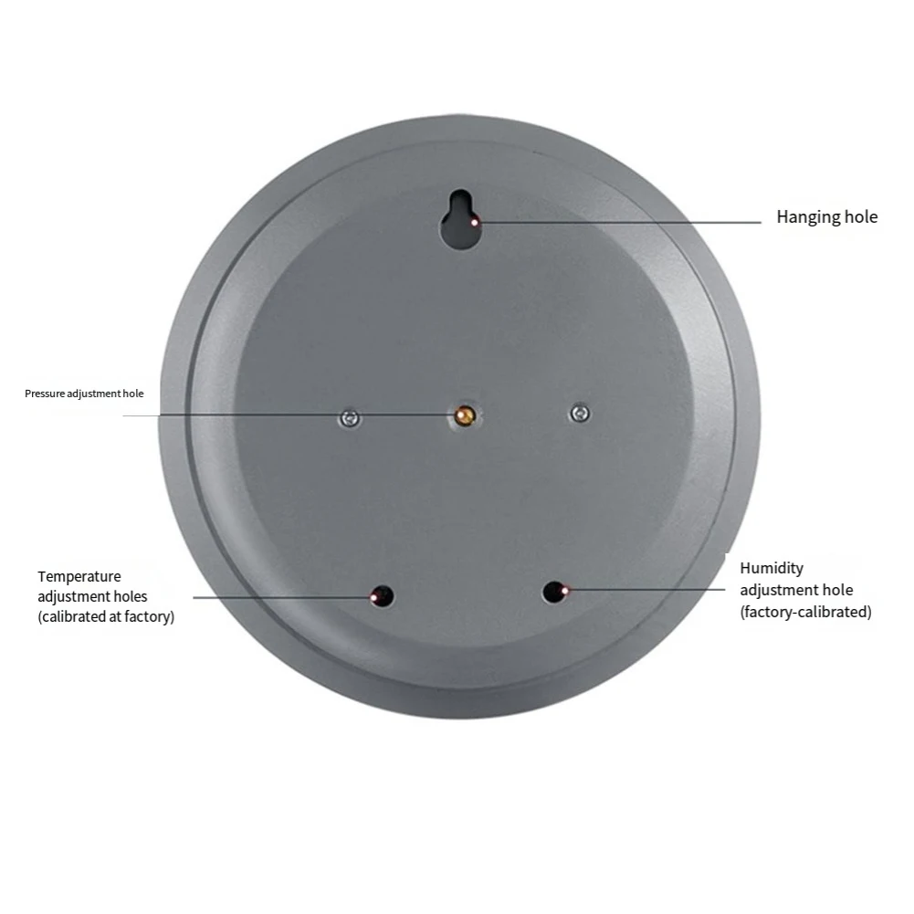 for All in One Weather Measuring Tool with Barometer Hygrometer Thermometer for Indoor Outdoor Data Monitoring