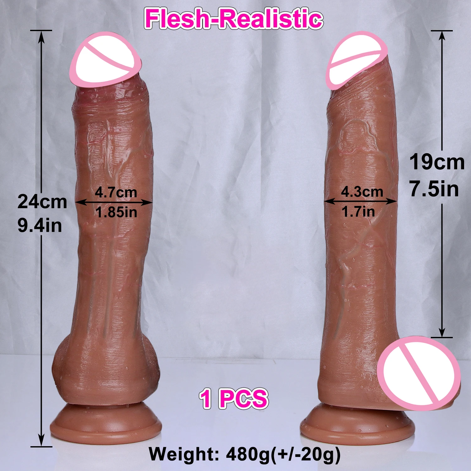 Soft Realistic Veins Strap on Dildo 3 Skin Colors Silicone Penis Masturbator Double Cock Man Women Anal Sex Toy Suction Cup Dick