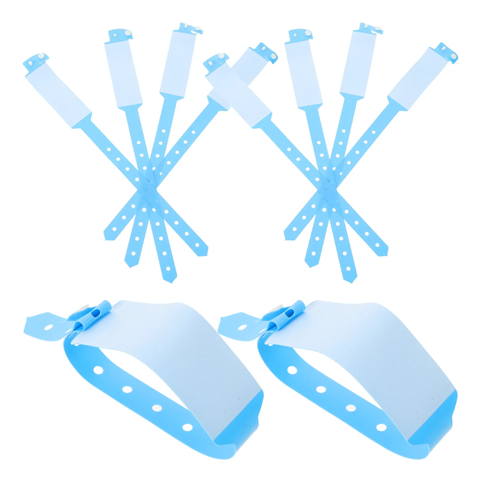 

100pcs Patient Identification Wristbands Adult Hospital Bracelet Waterproof Pvc Medical Id Band Soft Comfortable Write-On