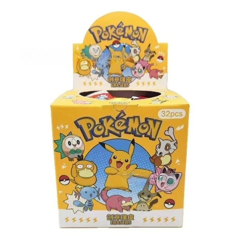 

Creative Bao Ke Meng Wen Chuang blind bag 3D eraser Wipe clean Poké mon styling surprise eraser blind boxes toys blind bag