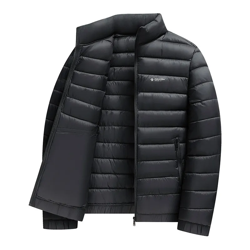 

Men's Lightweight Versatile Cotton Jaet Stand Collar Simple Casual Warm Top Youth Faion ort Sle Autumn Collection