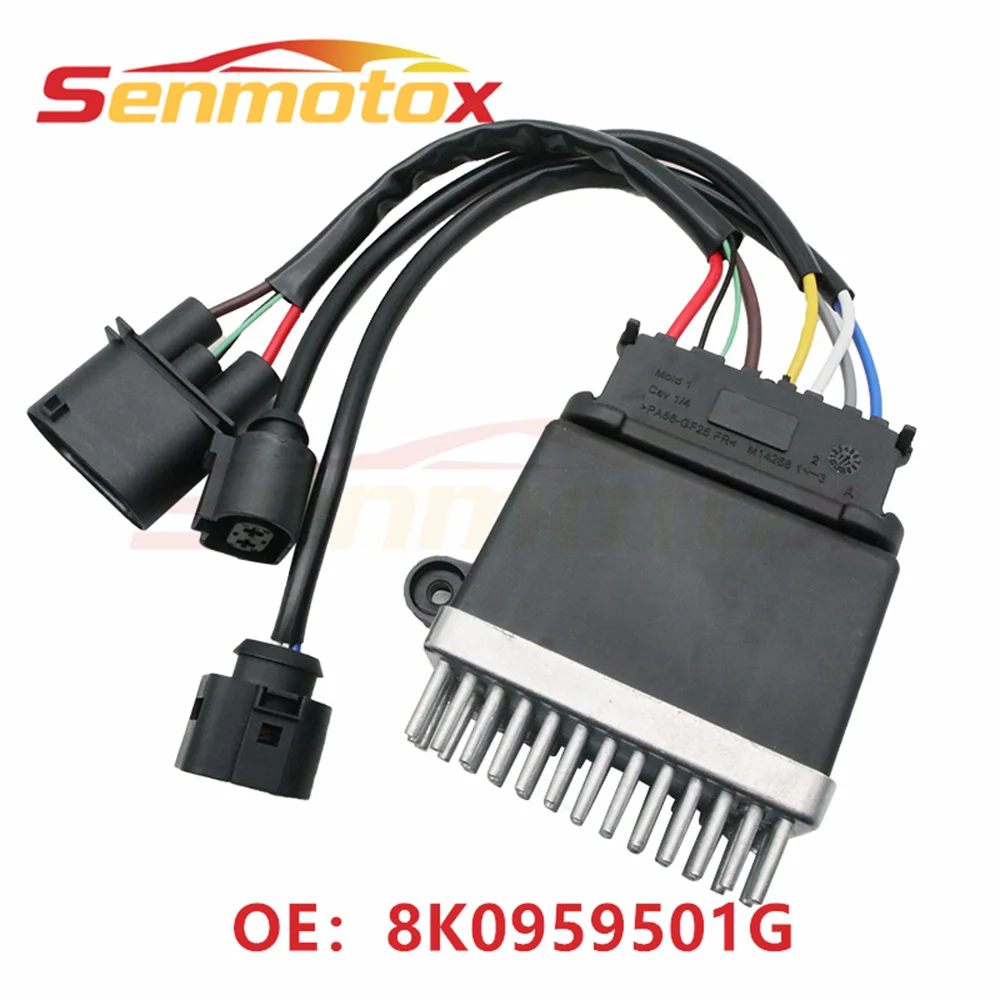 8K0959501G Engine Cooling Fan Control Module For Audi A4 A5 A6 A7 Q3 Q5 Allroad 2.0L 3.0L 8K0959501H 8K0959501C 8K095 9501G