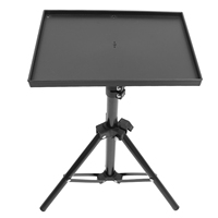Projector Bracket Laptop Stand Tripod Tray Holder Foldable 110cm Height Adjustable Metal Black For Business Stage