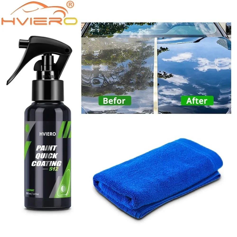 

300ml Ceramic Coating More Shine Fortify Quick Coats Hydrophobic Polish Waterless Cars Wash Wax Lasting Surfaces Restorer Spray