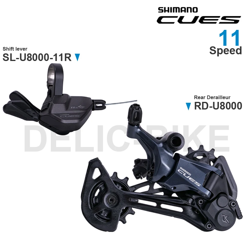 SHIMANO CUES U8000 11 Speed Groupset Shifter SL-U8000-11R and Rear Derailleur RD-U8000 Original Parts