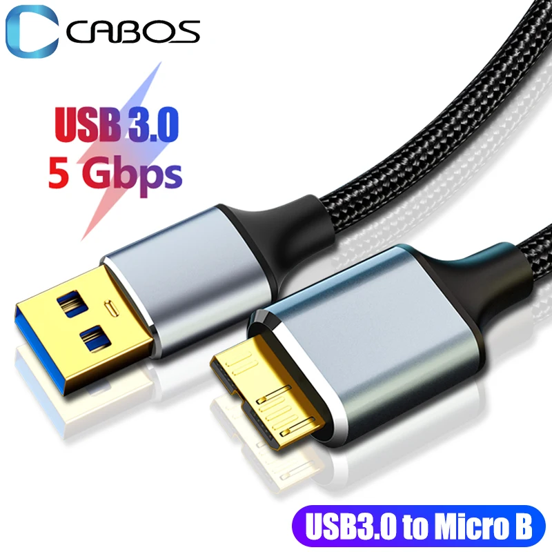 USB 3.0 typ A do Micro B przewód łączący 5Gbps 3A szybki przewód synchronizacji danych kabel zewnętrzny dysk twardy USB C do Micro B