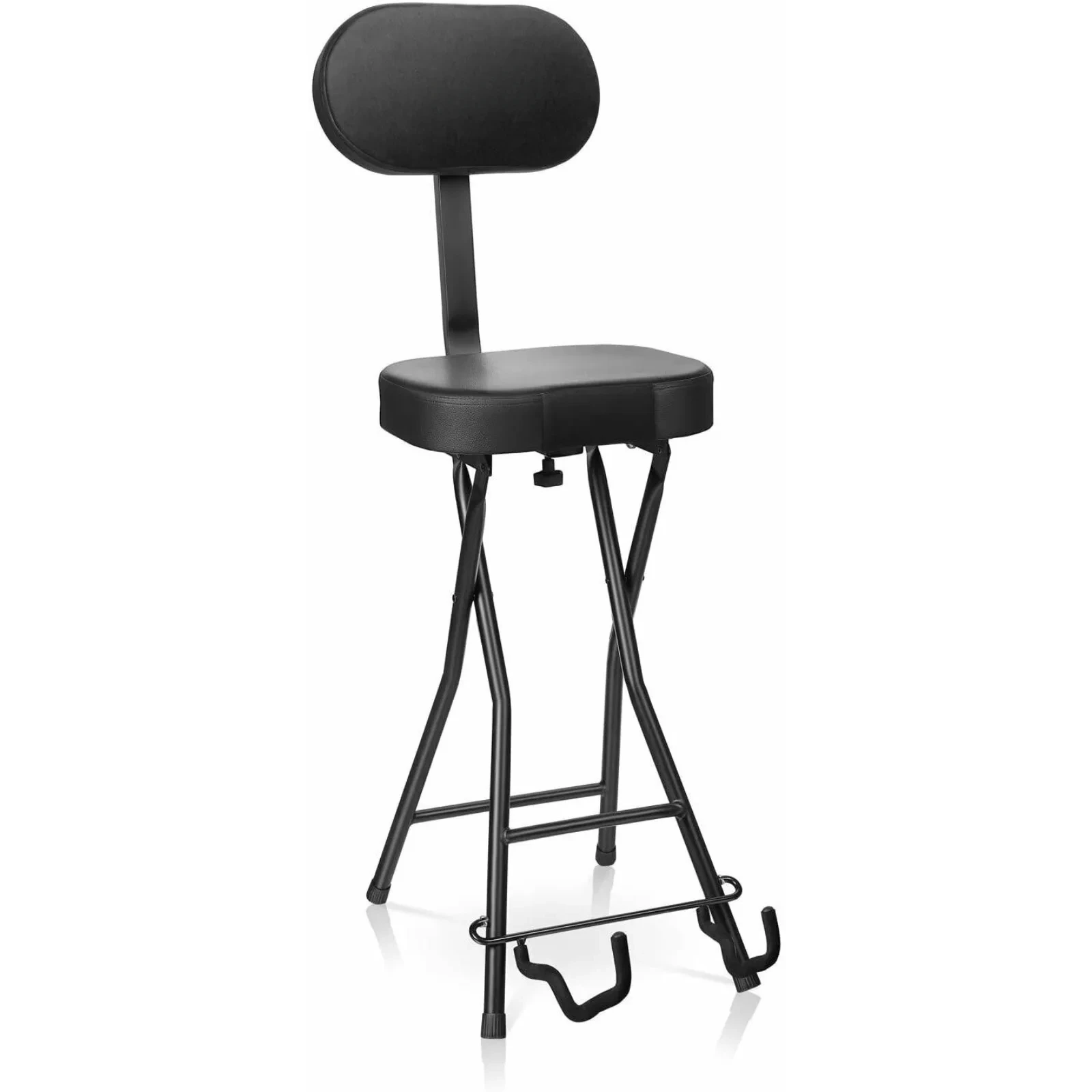 

US Performer Chair Seat w/ Adjustable Guitar Stand & Portable Stool PYG60