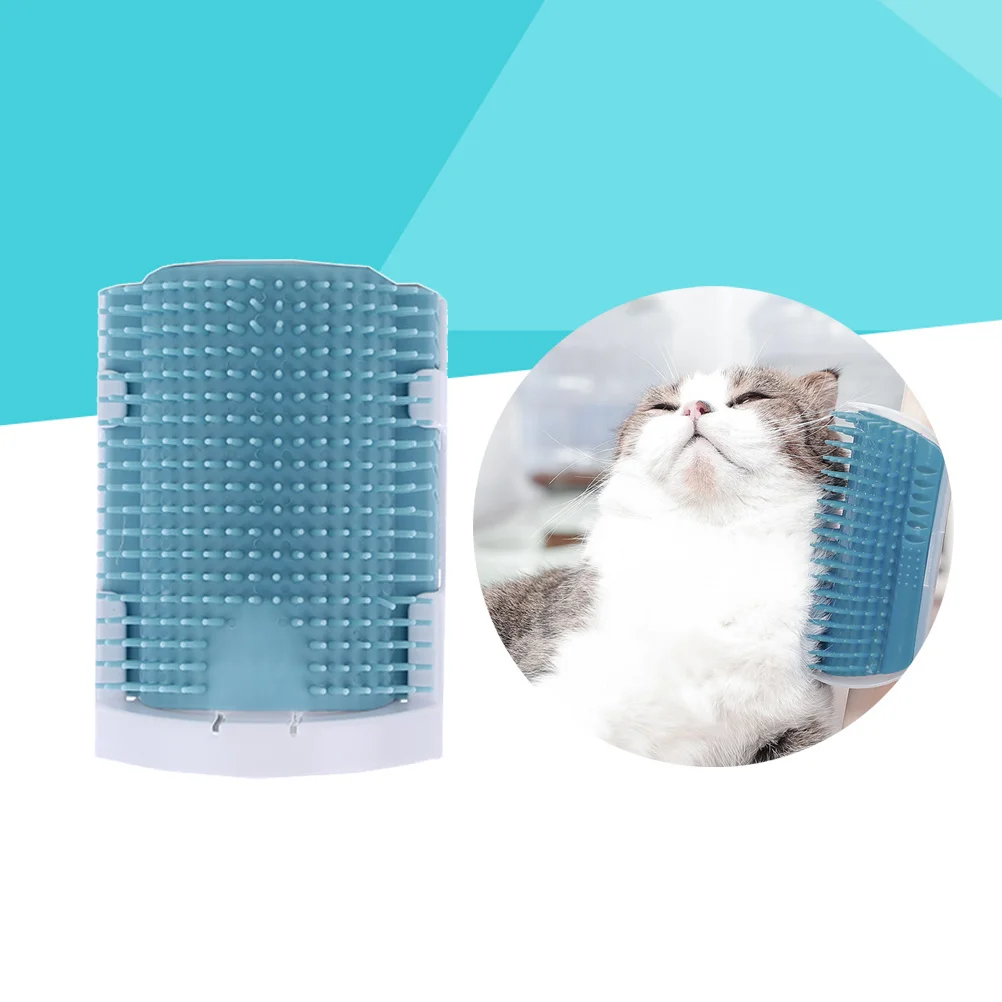 

Cat Self Grooming Brush Rubber Bristles Light Mounted Pet Massage Tool Cat Supplies Pet Products
