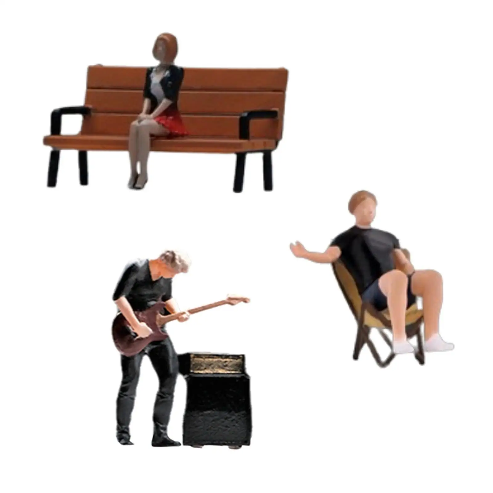 1/64 Scene in miniatura Decorazione Collezione di oggetti fotografici Diorami da tavolo con sabbia