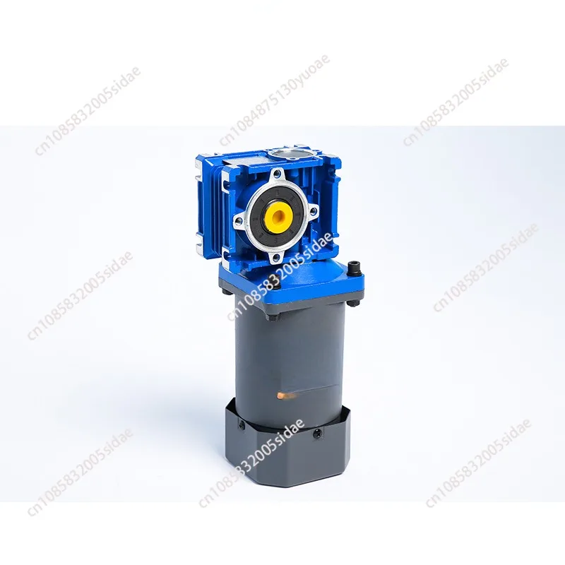 Speed regulating motor for worm gear upper and lower board machine