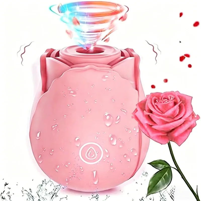 Powerful Clitoral Sucking Dildo Vibrator Female Rose Clitoris Nipple Stimulator G Spot Vagina Massager Adult Sex Toys for Women - Image 6