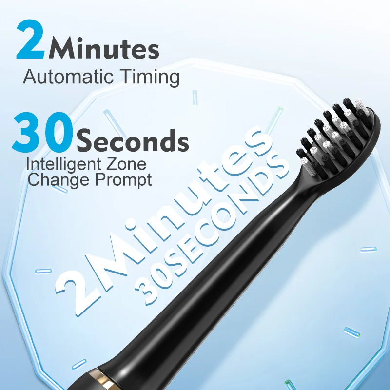 SEJOY Sonic Electric Toothbrush Personal Care Oral Cleaning Appliances IPX7 With 3 Modes Smart Rechargeable Automatic Toothbrush image 3